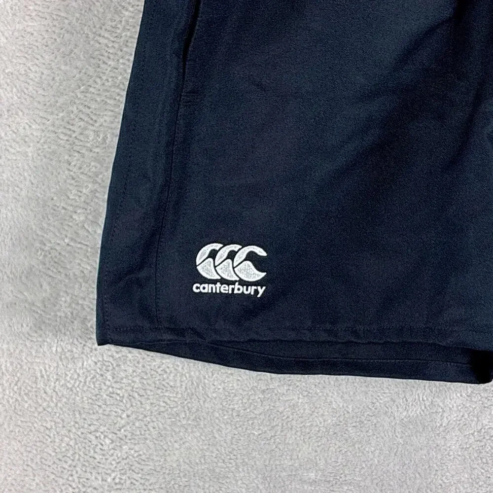Canterbury Rugby Shorts Mens XL Black Pull On Performance Preppy Workout Gym